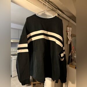 Nuuds Oversized Striped Sweatshirt